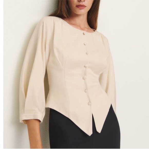 Reformation Tops - Reformation NEW Martha top blouse Size 6